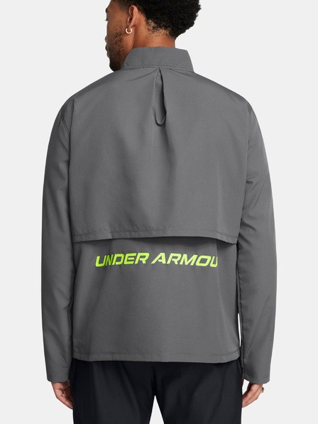 Under Armour Pánska bunda Under Armour UA Launch Jacket-GRY