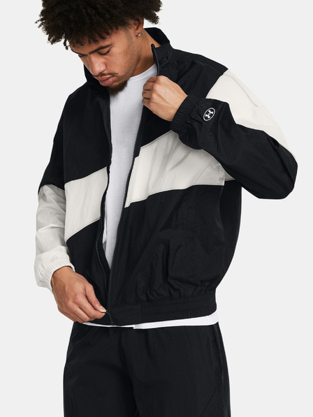 Under Armour Pánska bunda Under Armour UA Legacy Crinkle Jacket-BLK