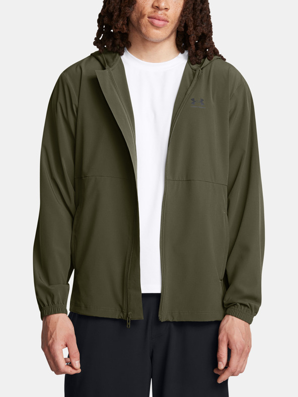 Under Armour Pánska bunda Under Armour UA Vibe Woven Windbreaker-GRN