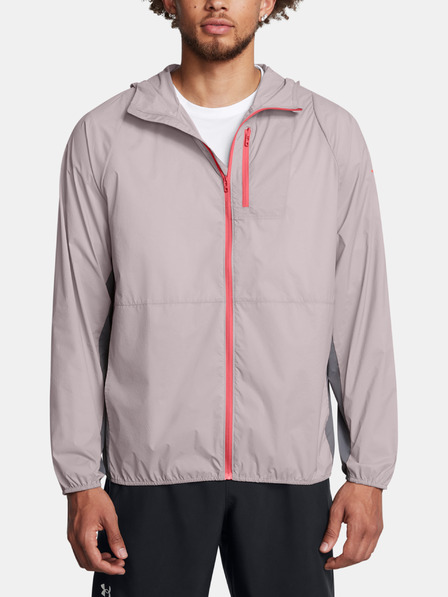 Under Armour Pánska bunda Under Armour LAUNCH LIGHTWEIGHT JKT-GRY