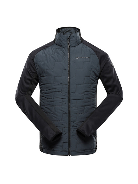 ALPINE PRO Pánska mikina s merino výplňou ALPINE PRO JORW dark slate