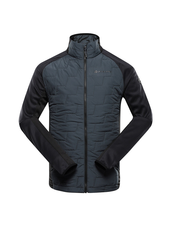 ALPINE PRO Pánska mikina s merino výplňou ALPINE PRO JORW dark slate
