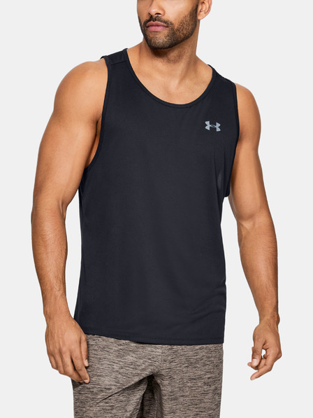 Under Armour Čierne pánske tielko Tech Under Armour