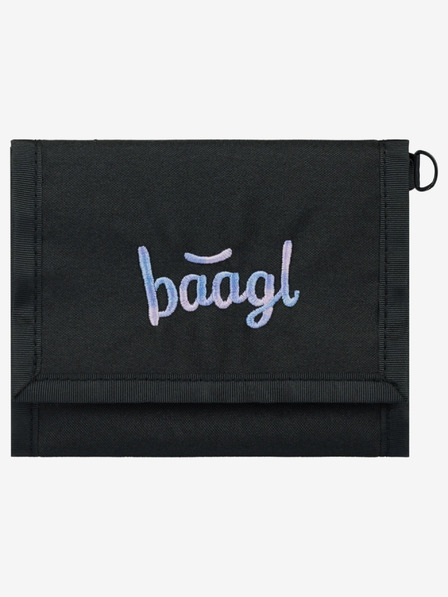 BAAGL  Čierna peňaženka Baagl Metallic Holo
