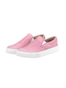 Vasky Dámske kožené slip on ružové - jarné / jesenné topánky VASKY