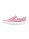 Vasky Dámske kožené slip on ružové - jarné / jesenné topánky VASKY
