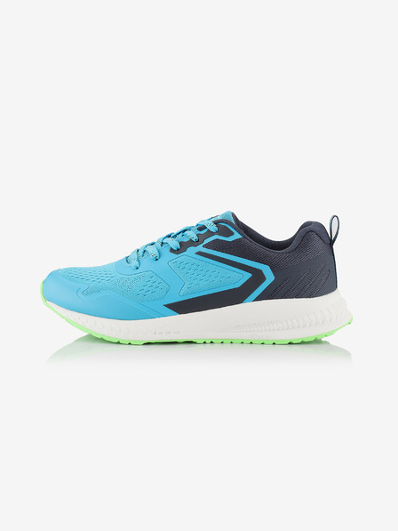 ALPINE PRO Športová bežecká obuv s antibakteriálnou vložkou ALPINE PRO NAREME neon atomic blue