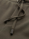 Ombre Clothing Pánske pletené šortky so zahrnutými nohavicami Ombre Clothing