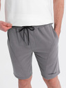 Ombre Clothing Pánske krátke teplákové šortky s potlačou Ombre Clothing