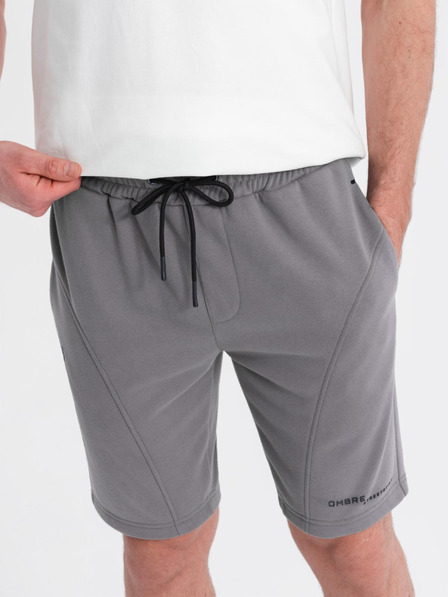 Ombre Clothing Pánske krátke teplákové šortky s potlačou Ombre Clothing