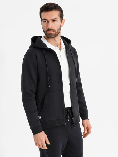 Ombre Clothing Mikina s kapucňou bez zipsu v streetwearovom štýle Ombre Clothing