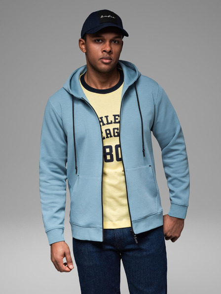 Ombre Clothing Mikina s kapucňou v streetwearovom štýle Ombre Clothing