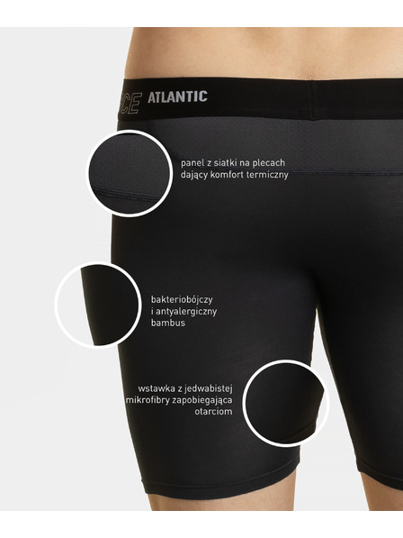 Atlantic Pánske boxerky ATLANTIC - sivé Veľkosť: