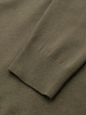 Ombre Clothing Pánsky pletený sveter so štruktúrovanými bodkami Ombre Clothing