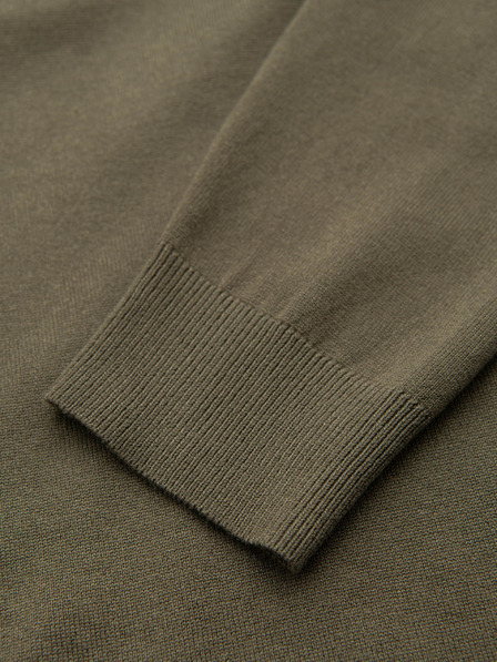 Ombre Clothing Pánsky pletený sveter so štruktúrovanými bodkami Ombre Clothing