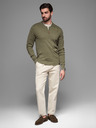 Ombre Clothing Pánsky pletený sveter so štruktúrovanými bodkami Ombre Clothing