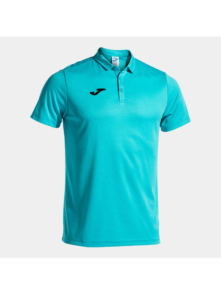 Joma Pánske polo tričko Joma Polo Shirt Hobby S/S Fluor Turquoise Veľkosť: