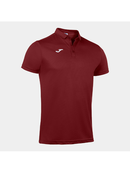 Joma Pánske polo tričko Joma Polo Shirt Hobby S/S Burgundy Veľkosť: