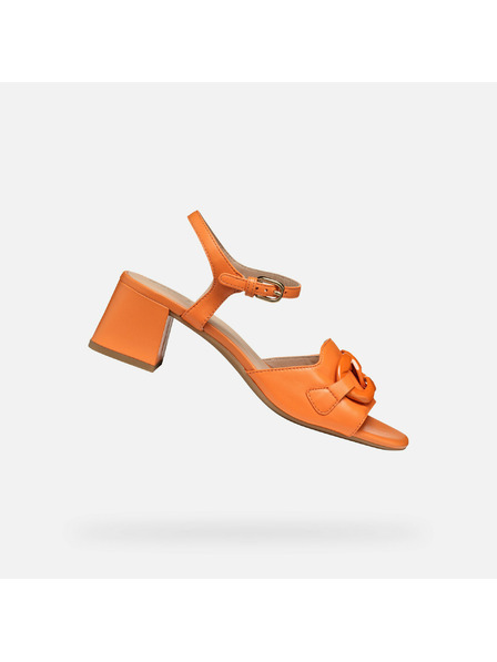 Geox Oranžové dámske sandále Geox New Eraklia 50 T