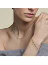 Rosefield Rosefield náhrdelník striebornej farby Drop Chain JNDCS-J681