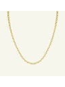 Rosefield Rosefield náhrdelník zlatej farby Oval Chainlink JNOCG-J626