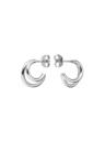 Rosefield Rosefield náušnice striebornej farby Double Hoops JEDHS-J576