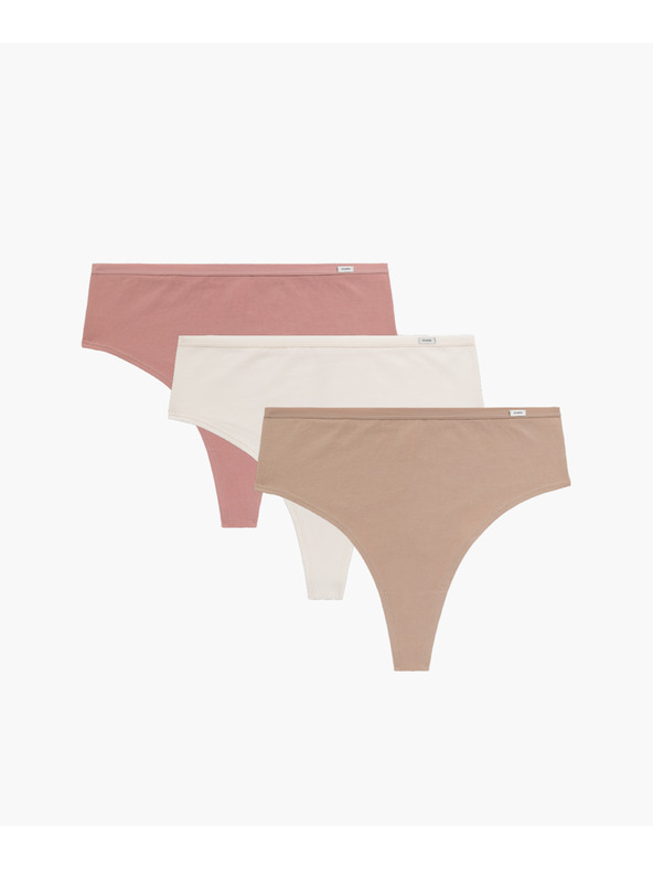 Atlantic Dámske brazílky ATLANTIC 3Pack - viacfarebné