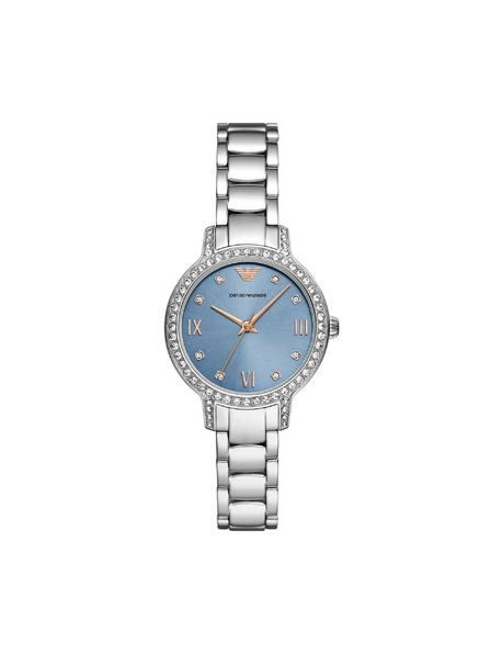 Emporio Armani Dámske guľaté hodinky Emporio Armani Cleo AR11585