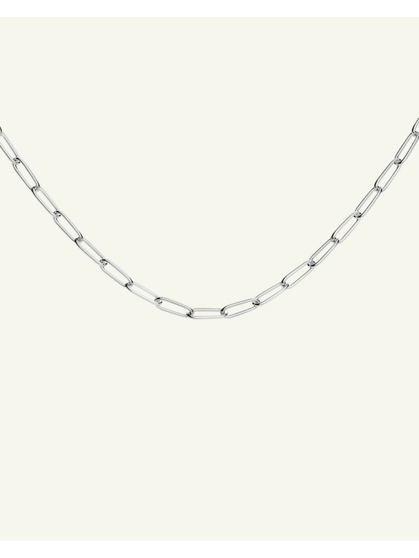 Rosefield Rosefield náhrdelník striebornej farby Rectangle Chain JNRCS-J565