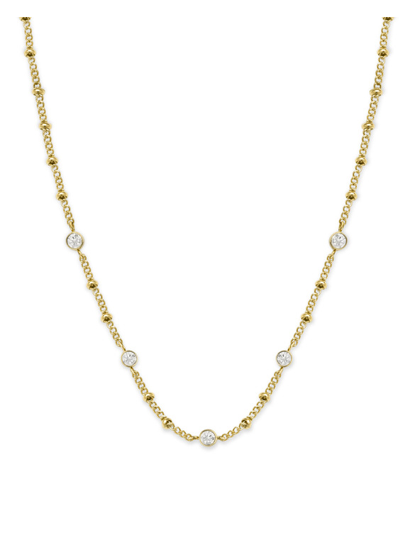 Rosefield Rosefield náhrdelník zlatej farby Crystal JCSCG-J266