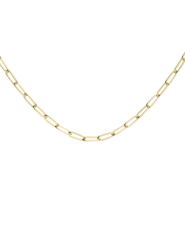 Rosefield Rosefield náhrdelník zlatej farby Rectangle Chain JNRCG-J564