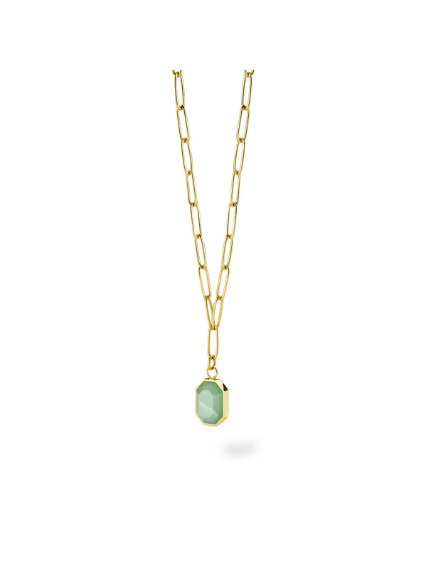 Rosefield Rosefield náhrdelník zlatej farby Geometric Gemstone JNGGG-J664