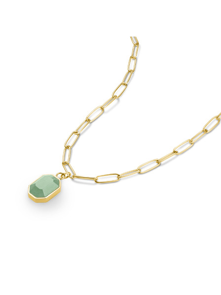 Rosefield Rosefield náhrdelník zlatej farby Geometric Gemstone JNGGG-J664