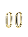 Rosefield Rosefield náušnice zlatej farby Small Oval Hoops JEOSG-J569