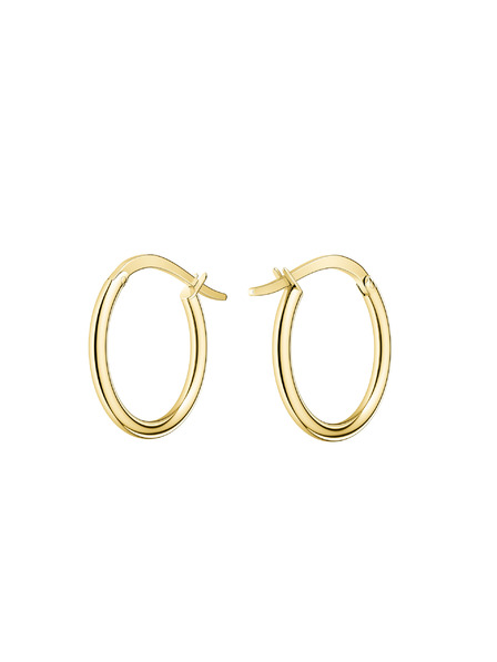 Rosefield Rosefield náušnice zlatej farby Large Hoops JELHG-J583