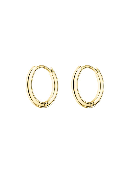 Rosefield Rosefield pozlátené náušnice Small Hoops JESHG-J581