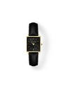 Rosefield Dámske hodinky Rosefield Boxy XS Black Leather QBBLG-Q53