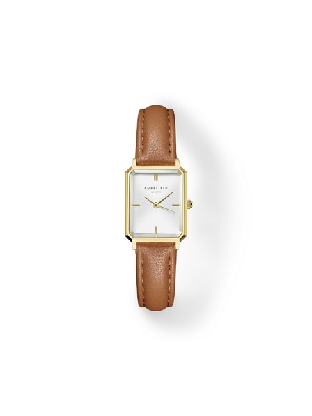 Rosefield Dámske hodinky Rosefield Octagon XS Camel Leather OWBLG-O85