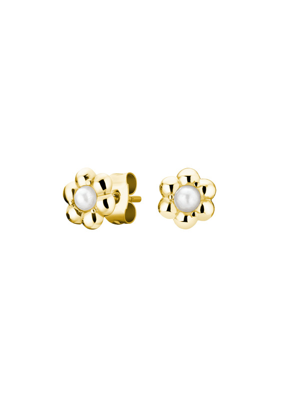 Rosefield Rosefield náušnice vo zlatej farbe Daisy Flower Studs JEDFG-J670