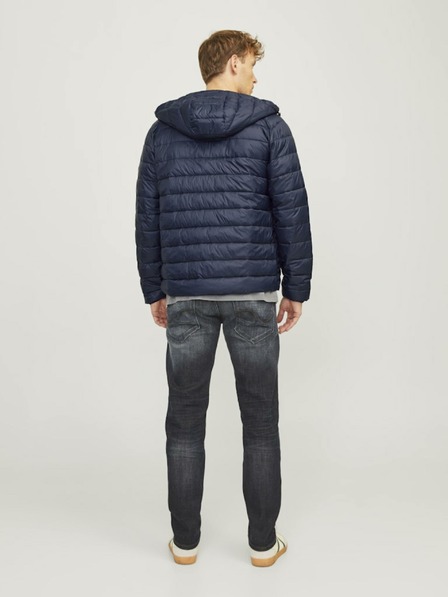 Jack & Jones Jack & Jones Pánska tmavomodrá prešívaná bunda