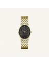 Rosefield Dámske hodinky Rosefield Oval Black Gold OBGSG-OV14