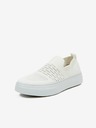 Sam 73 Biele dámske slip-on tenisky SAM 73 Ruzizi