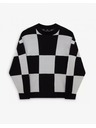 Vans Dámsky čierno-biely sveter Vans Wortex Sweater Black/Marshmllw