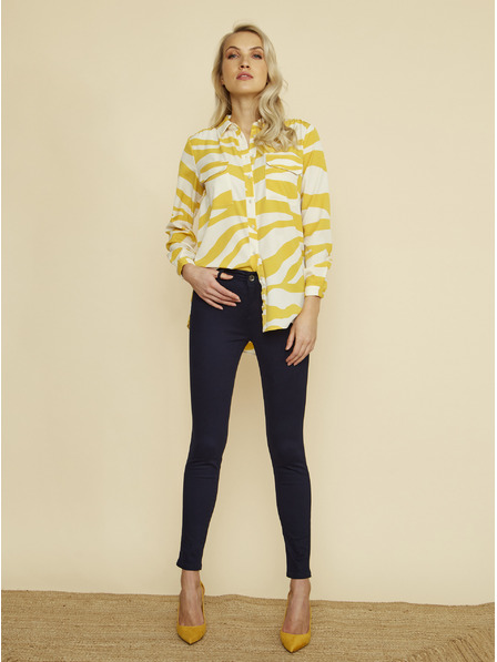 ZOOT.lab Tmavomodré dámske nohavice skinny fit ZOOT.lab Anna 2