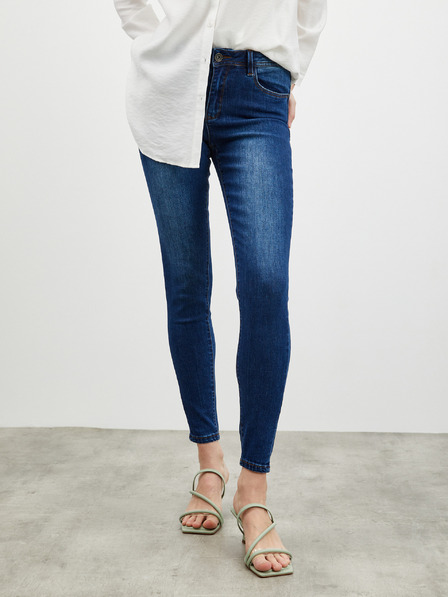 ZOOT.lab Tmavomodré dámske džínsy Slim Fit ZOOT Pippa