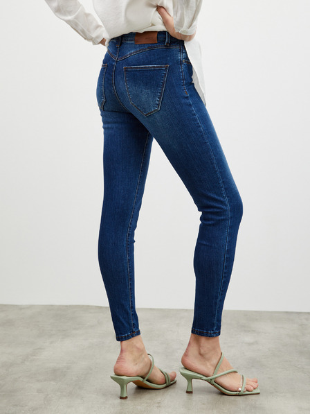 ZOOT.lab Tmavomodré dámske džínsy Slim Fit ZOOT Pippa