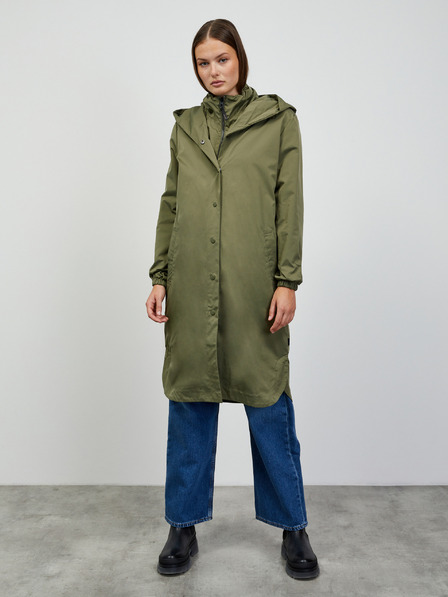 ZOOT.lab Khaki dámska dlhá parka s kapucňou ZOOT.lab Sadie