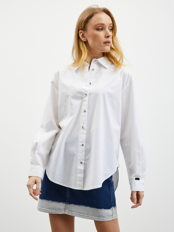 ZOOT.lab Biela dámska košeľa oversize ZOOT.lab Rosalinde