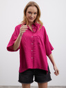 ZOOT.lab Tmavoružová dámska košeľa oversize ZOOT.lab Rhiannon