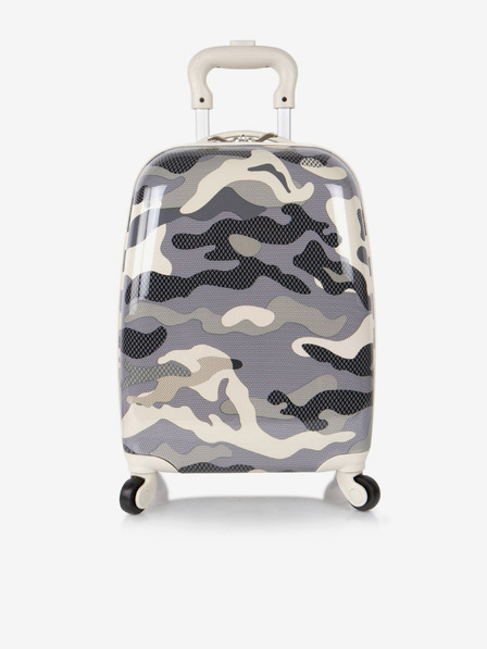 Heys Heys Kids 4w Grey Camo Patterned Kufrík